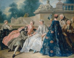 إعلان حب. 1731 بواسطة جان فرانسوا دي تروي