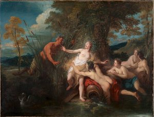 بان وسرينكس بواسطة Jean-François de Troy