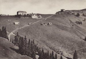 فندق Rigi Staffel ، كهربائي Arth Rigi Bahn (صورة b / w) بواسطة جين جابريل