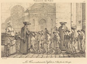 يقود الإخوة الأطفال إلى القديس نقولا دي الأبطال بواسطة جان هنري مارليت