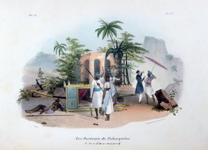 حمالون Palanquins ، 1828 بواسطة جان هنري مارليت