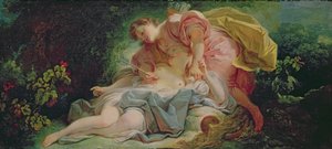 Cephalus and Procris (زيت على قماش) بواسطة جان هونوري فراجونارد