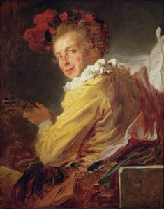 الموسيقى ، صورة للسيد de la Breteche ، شقيق الدير سانت نون ، 1769