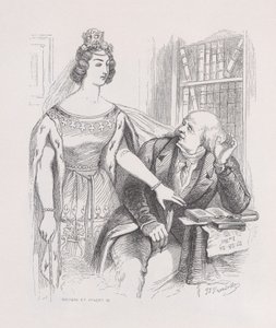 وداعا ، Chansons من الأعمال الكاملة ل Béranger 1836. بواسطة جان إغنايس إيسيدور جيرار