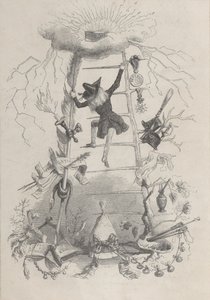 رسم إيضاحي في جيروم باتورو ، بواسطة لويس ريبو ، باريس ، ١٨٤٦ ، كاليفورنيا. 1846 بواسطة جان إغنايس إيسيدور جيرار
