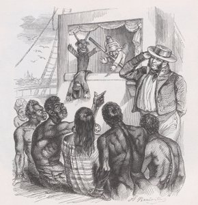 الأسود والدمى من الأعمال الكاملة لبيرانجر ، 1836. بواسطة جان إغنايس إيسيدور جيرار