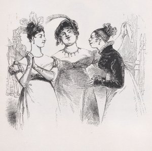 رأي هؤلاء السيدات من الأعمال الكاملة لبيرانغر ، 1836. بواسطة جان إغنايس إيسيدور جيرار