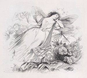 الرشيقة من الأعمال الكاملة لبيرانغر ، 1836. بواسطة جان إغنايس إيسيدور جيرار