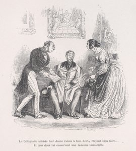 تمنح الأرملة الحزينة كلاهما الحق في القيام بعمل جيد ... وكلاهما يحتفظ بأبدية ... ، 1843. بواسطة جان إغنايس إيسيدور جيرار
