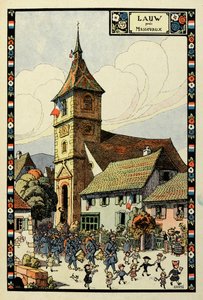 الجنة ثلاثية الألوان: Lauw بالقرب من Massevaux 1918