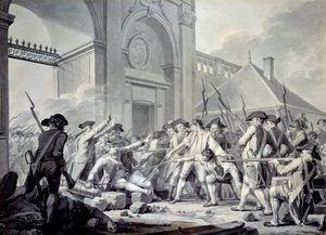 قضية نانسي: في 31 أغسطس 1790 ، شن الماركيز دي بوييه (1739-1800) قمعًا ضد جنود حامية نانسي ، تمردًا ضد ضباطهم. وقعت المعركة أمام مركز الحراسة عند بوابة Stainville خلال الفترة التي قضاها
