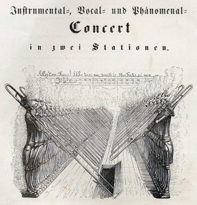 الحفلة الموسيقية الصوتية والرائعة 1844. بواسطة جان جاك جراندفيل