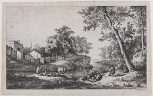 المناظر الطبيعية في Ambronay ، 1796.