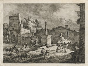 منظر للقديس أنديول ، 1774.