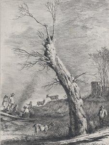 الشتاء ، بعد الانتهاء من الرسم في سان شاموند ، 1795.
