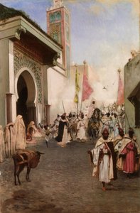 دخول محمد الثاني إلى القسطنطينية (زيت على قماش) بواسطة جان جوزيف بنيامين كونستانت