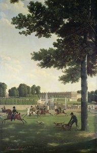 المساحة المفتوحة أمام Grand Trianon ، 1810