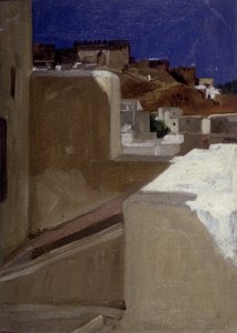 منظر للقصبة من شرفتي بواسطة Lecomte du Nouy (1842-1923) ، طنجة