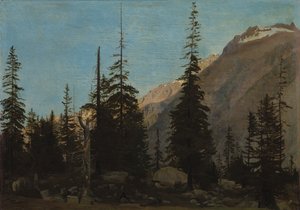 جبال الألب المناظر الطبيعية: The Handegg ، سويسرا ، 1850s. بواسطة جان ليون جيروم