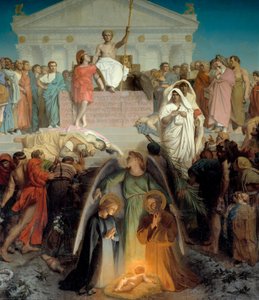 التفاصيل: قرن أغسطس ، التفاصيل المركزية: الأصل الطبيعي. لوحة جان ليون جيروم (1824-1904) بواسطة جان ليون جيروم