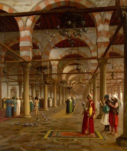 صلاة في المسجد ، 1871. بواسطة جان ليون جيروم