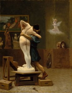 Pygmalion و Galatea ، ج. 1890 بواسطة جان ليون جيروم