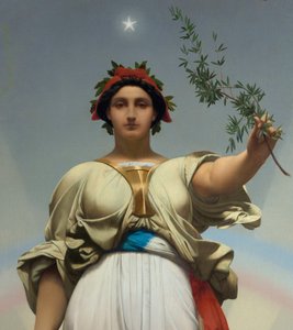 The Republic by Gerome Jean Leon (1824 - 1904) (allegory - 1848); Mairie des Lilas بواسطة جان ليون جيروم