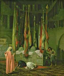 مرقد الامام الحسين بواسطة جان ليون جيروم
