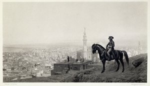 الجنرال بونابرت بالقاهرة ، من مجموعة أعمال جان ليون جيروم في 100 صورة فوتوغرافية ، 1881 (صور فوتوغرافية) بواسطة جان ليون بعد جيروم