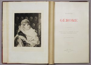 امرأة القسطنطينية ، من مجموعة من أعمال جان ليون جيروم في 100 صورة فوتوغرافية ، 1881 (صور فوتوغرافية) بواسطة جان ليون بعد جيروم