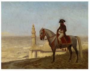 الجنرال بونابرت في القاهرة، رسم تخطيطي بواسطة جان ليون جيروم