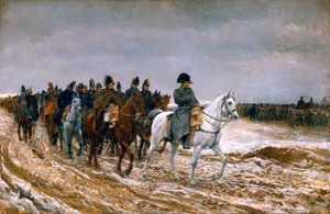 حملة فرنسا ١٨١٤ ، ١٨٦٤ بواسطة Jean Louis Ernest Meissonier