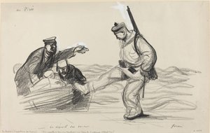 في بيرايوس. - رحيل Boches ، ج. 19141919. بواسطة جان لويس فورين