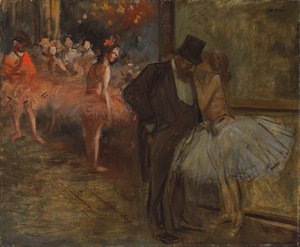 راقصة وأبون ، في الأوبرا ؛ راقصة وأبون ، "الأوبرا" ، 1905 بواسطة جان لويس فورين