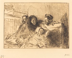 الدليل في الجلسة (اللوحة الثانية) بواسطة Jean Louis Forain
