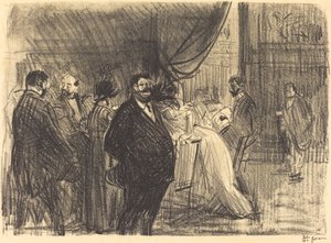 غرفة القمار بواسطة Jean Louis Forain