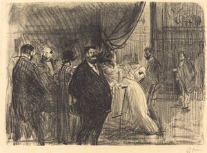 غرفة القمار بواسطة Jean Louis Forain
