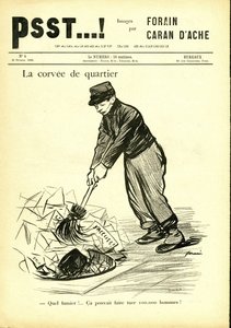 Illustration by Jean-Louis Forain (1852-1931) in Psst...!  بواسطة جان لويس فورين