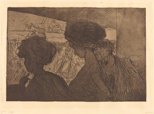 الصندوق السفلي في المسرح بواسطة Jean Louis Forain