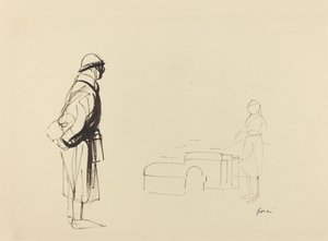 شعر وممرضة ، ج. 19141919. بواسطة جان لويس فورين