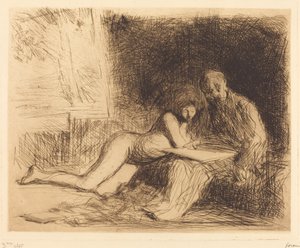 راحة النموذج (اللوحة الرابعة) بواسطة Jean Louis Forain