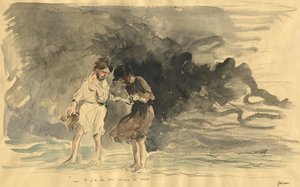 هناك ذرة في البحر! ، الربع الرابع 1800 أو الثلث الأول من القرن العشرين. بواسطة جان لويس فورين