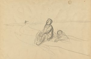 شخصيتان على الطريق ، ج. 1919. بواسطة جان لويس فورين