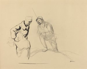 جنديين ، ج. 19141919. بواسطة جان لويس فورين
