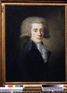 صورة لنائب المستشار الروسي نيكيتا بانين (1770-1837) (صورة لنائب المستشار نيكيتا بانين). رسم جان لويس فويل (1744-بعد 1803). زيت على قماش ، 73.1 × 57 سم بواسطة جان لويس فويل