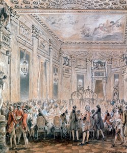 وليمة في Louveciennes ، 1771 بواسطة جان ميشيل الأصغر مورو