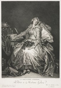 مدام Greuze Asleep ، 1776. بواسطة جان ميشيل الأصغر مورو