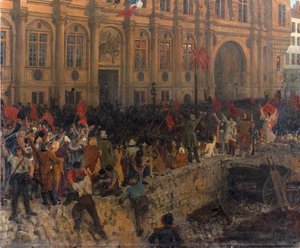 إعلان الجمهورية في 24 فبراير 1848 ، ج. 1902. بواسطة جان بول لورنس