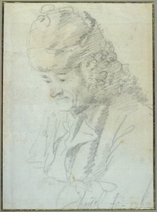 فولتير (1694-1778) في الشيخوخة ، 1769 (تلوين على ورق) بواسطة جان بيير هويل