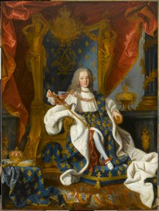 بورتريه لويس الخامس عشر 1710-1774 ملك فرنسا في التاسعة من عمره 1719. بواسطة جان رانك